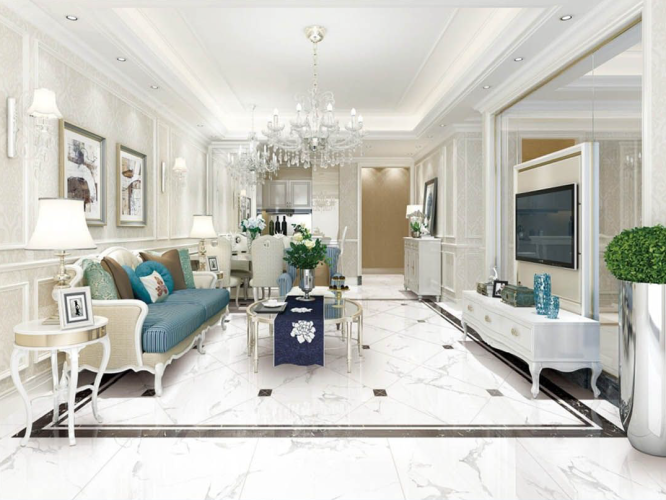 Chevron Floor Tile